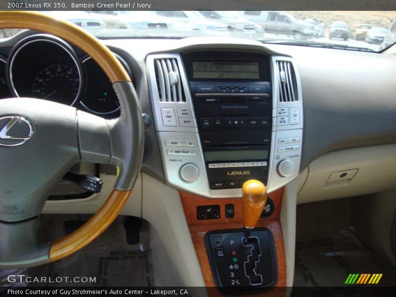 Bamboo Green Pearl / Ivory 2007 Lexus RX 350
