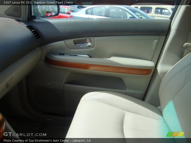 Bamboo Green Pearl / Ivory 2007 Lexus RX 350