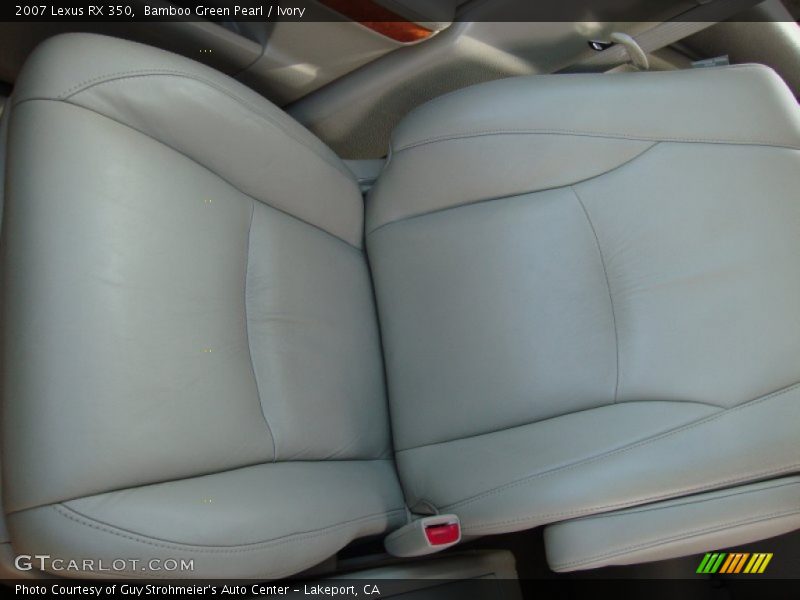 Bamboo Green Pearl / Ivory 2007 Lexus RX 350