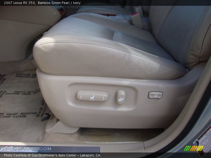 Bamboo Green Pearl / Ivory 2007 Lexus RX 350