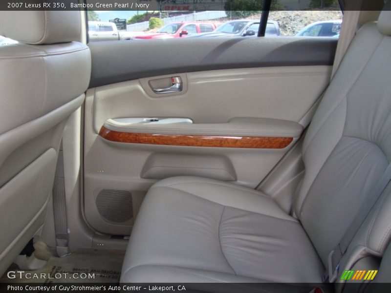 Bamboo Green Pearl / Ivory 2007 Lexus RX 350