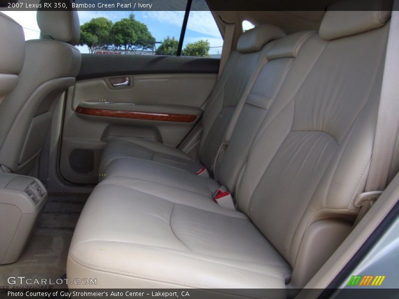 Bamboo Green Pearl / Ivory 2007 Lexus RX 350
