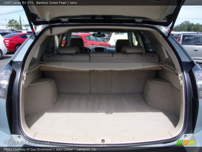 Bamboo Green Pearl / Ivory 2007 Lexus RX 350