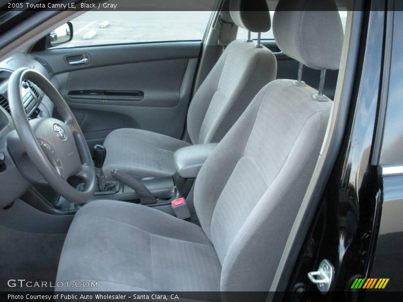 Black / Gray 2005 Toyota Camry LE