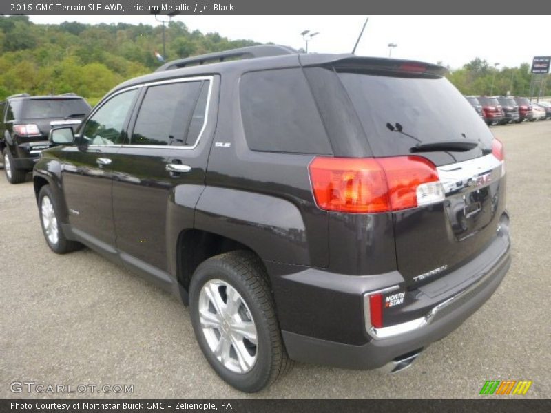 Iridium Metallic / Jet Black 2016 GMC Terrain SLE AWD