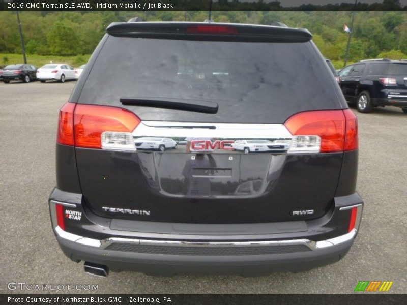Iridium Metallic / Jet Black 2016 GMC Terrain SLE AWD