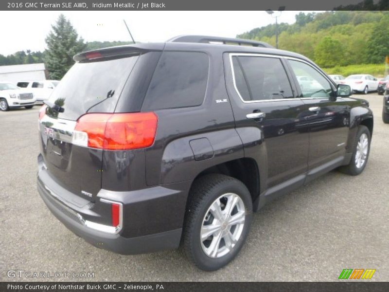 Iridium Metallic / Jet Black 2016 GMC Terrain SLE AWD