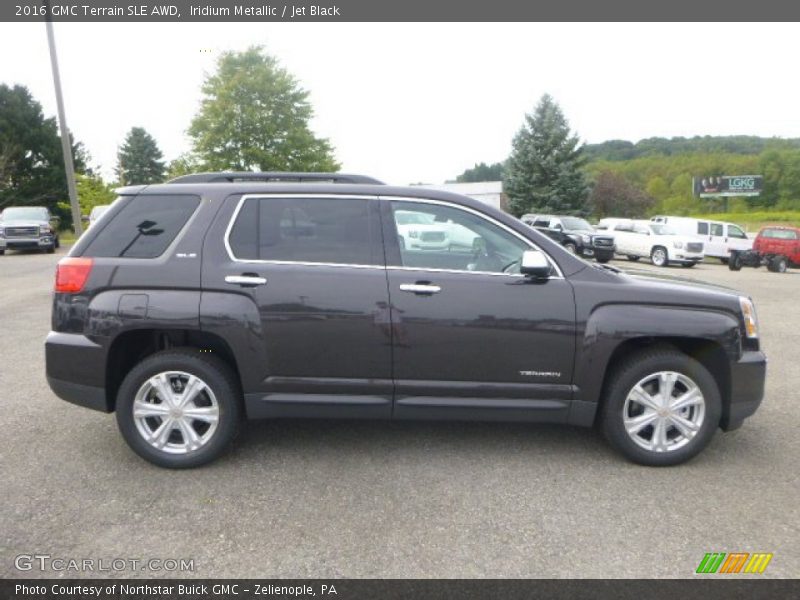 Iridium Metallic / Jet Black 2016 GMC Terrain SLE AWD
