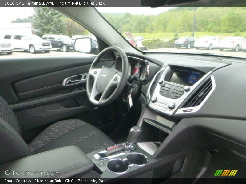Iridium Metallic / Jet Black 2016 GMC Terrain SLE AWD