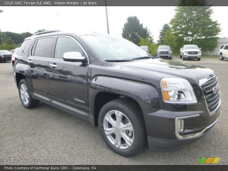 Iridium Metallic / Jet Black 2016 GMC Terrain SLE AWD