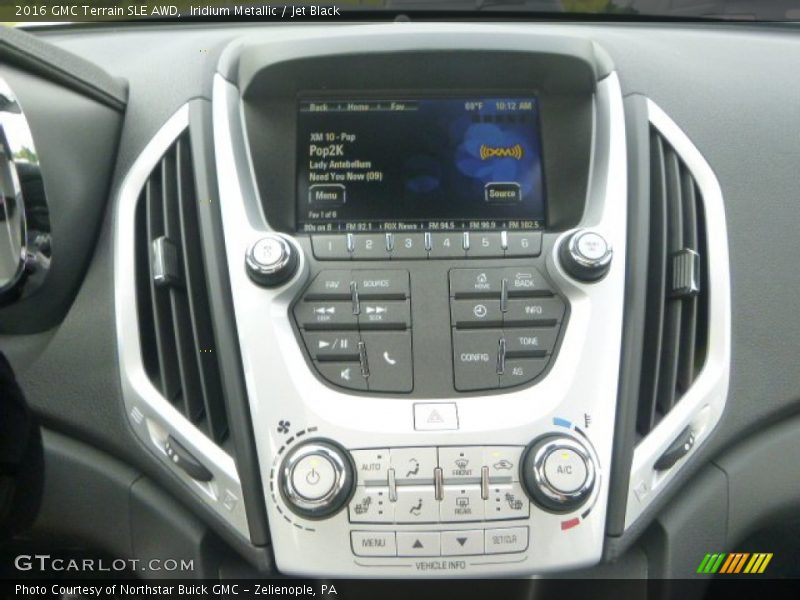 Controls of 2016 Terrain SLE AWD