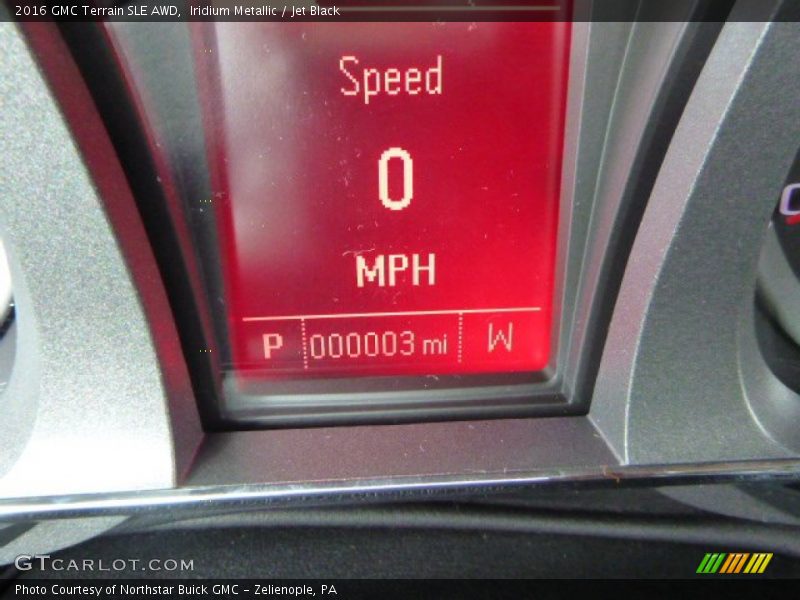 Iridium Metallic / Jet Black 2016 GMC Terrain SLE AWD