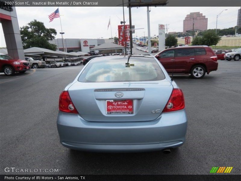 Nautical Blue Metallic / Dark Charcoal 2007 Scion tC