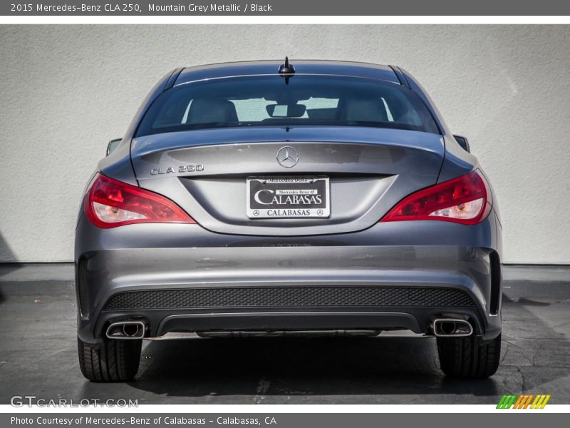 Mountain Grey Metallic / Black 2015 Mercedes-Benz CLA 250