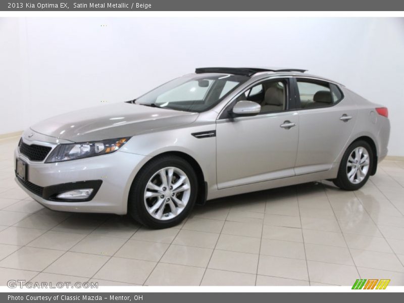 Satin Metal Metallic / Beige 2013 Kia Optima EX