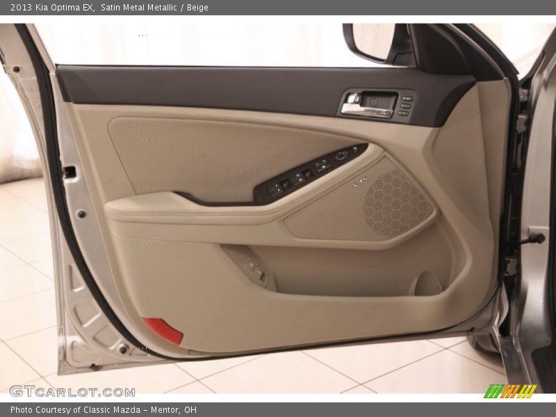 Satin Metal Metallic / Beige 2013 Kia Optima EX