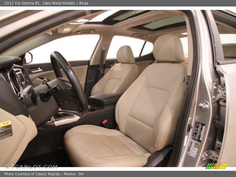 Satin Metal Metallic / Beige 2013 Kia Optima EX