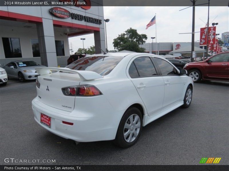 Wicked White / Black 2014 Mitsubishi Lancer ES