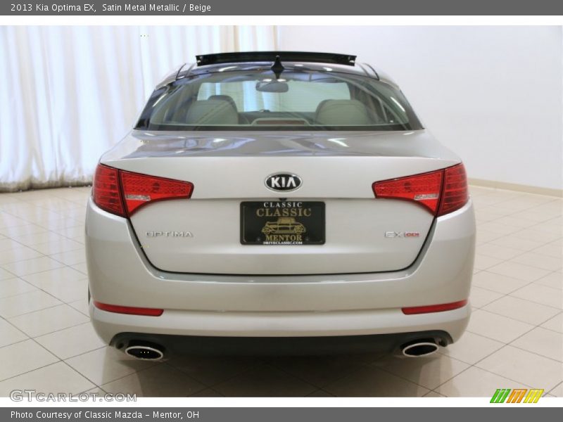 Satin Metal Metallic / Beige 2013 Kia Optima EX