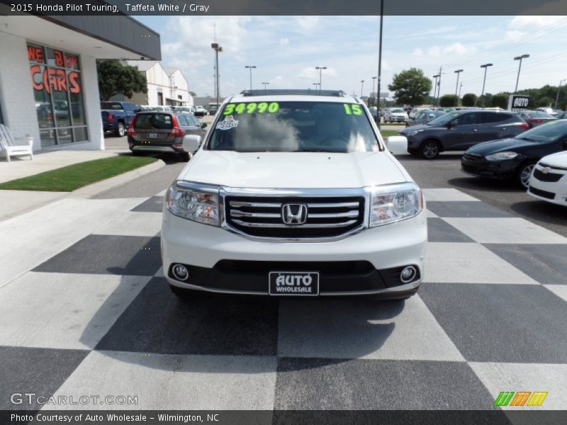 Taffeta White / Gray 2015 Honda Pilot Touring