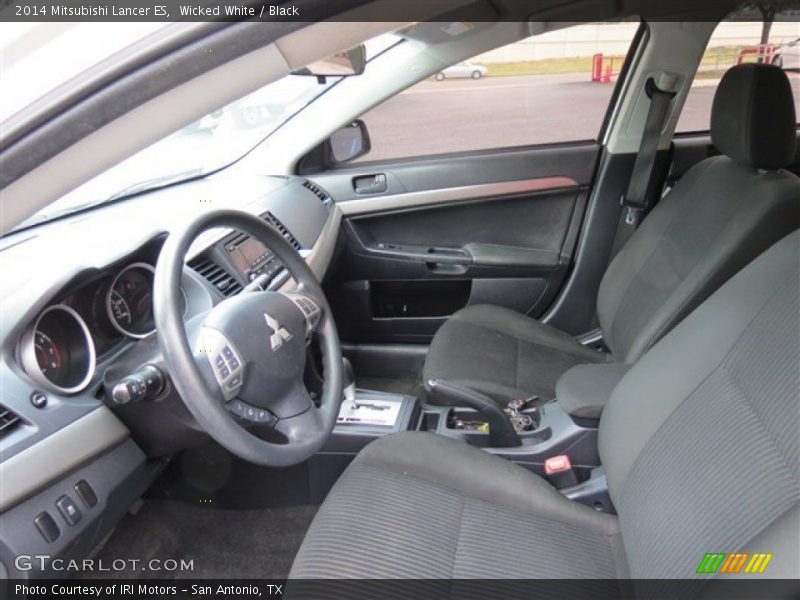 Wicked White / Black 2014 Mitsubishi Lancer ES