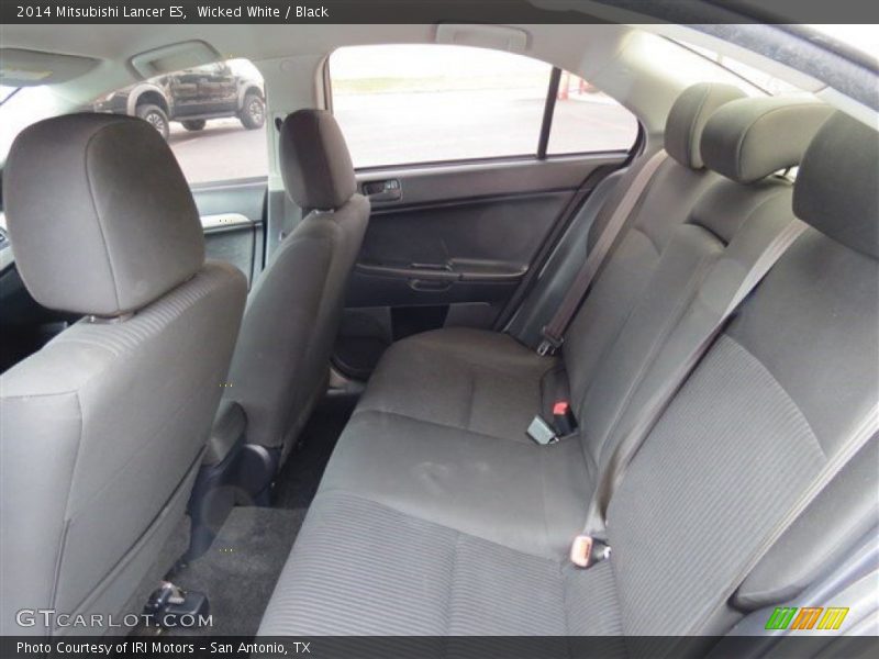 Wicked White / Black 2014 Mitsubishi Lancer ES