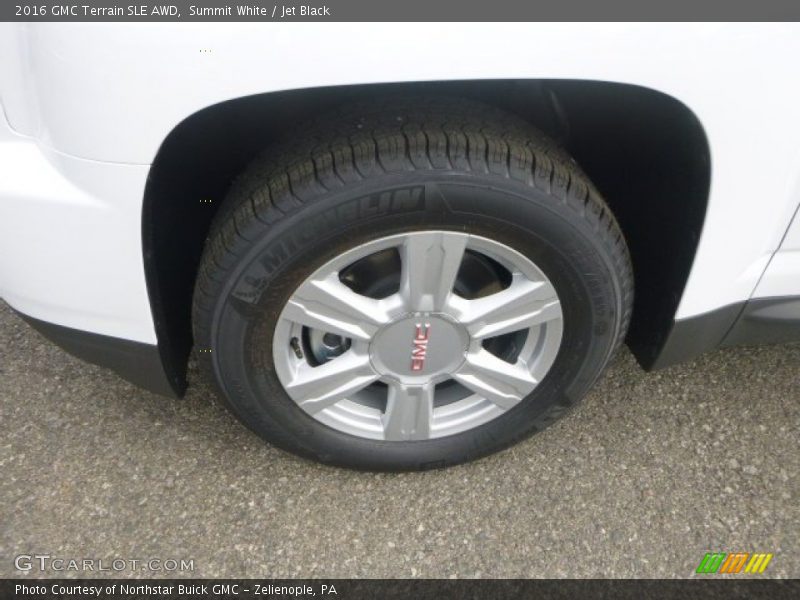 Summit White / Jet Black 2016 GMC Terrain SLE AWD