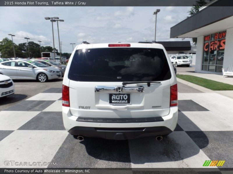 Taffeta White / Gray 2015 Honda Pilot Touring