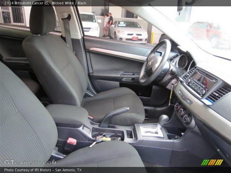 Wicked White / Black 2014 Mitsubishi Lancer ES