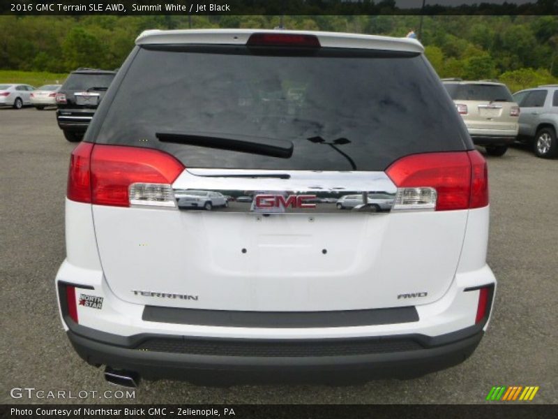Summit White / Jet Black 2016 GMC Terrain SLE AWD