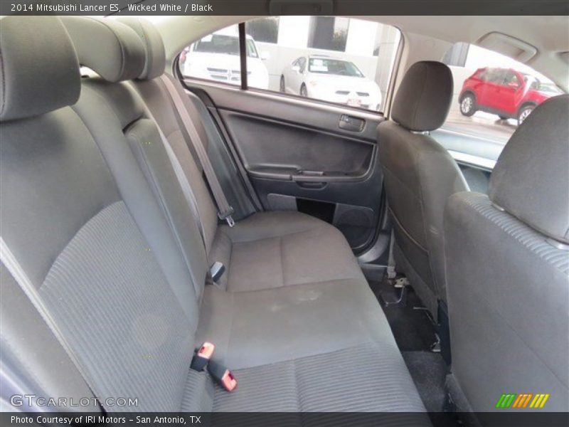 Wicked White / Black 2014 Mitsubishi Lancer ES