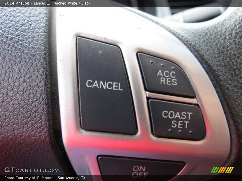 Wicked White / Black 2014 Mitsubishi Lancer ES
