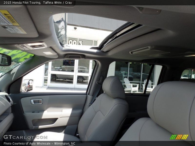 Taffeta White / Gray 2015 Honda Pilot Touring