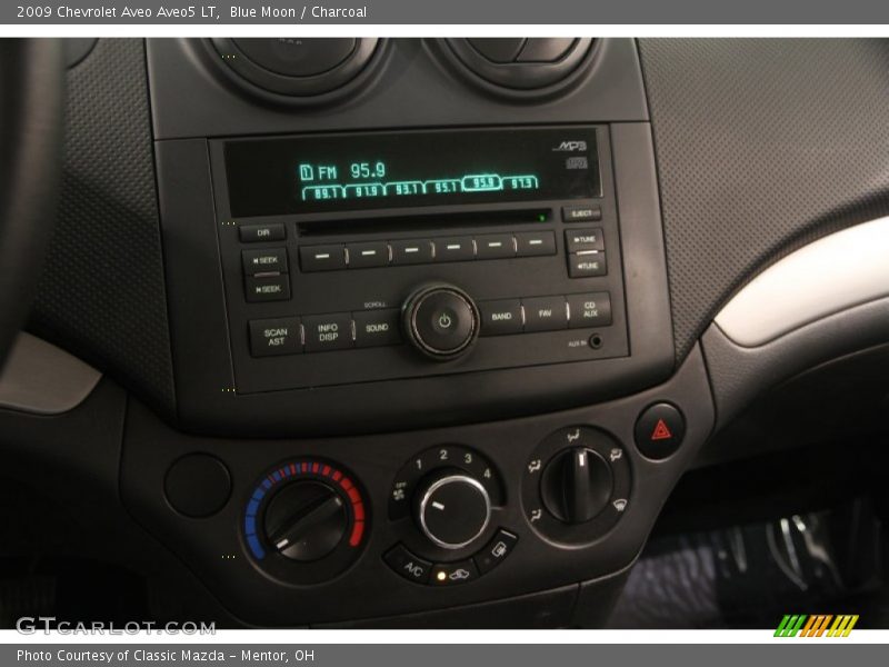 Blue Moon / Charcoal 2009 Chevrolet Aveo Aveo5 LT