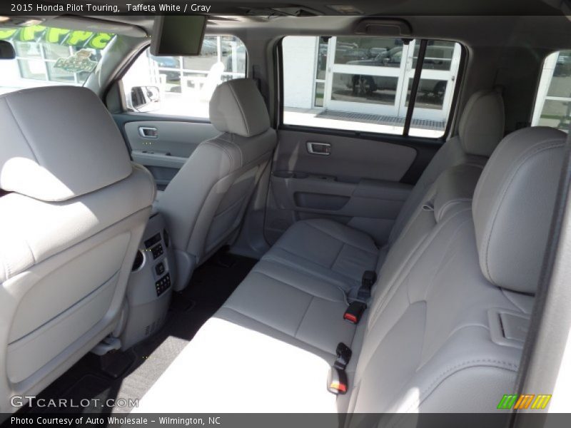 Taffeta White / Gray 2015 Honda Pilot Touring