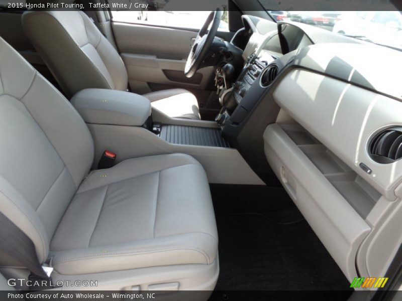 Taffeta White / Gray 2015 Honda Pilot Touring
