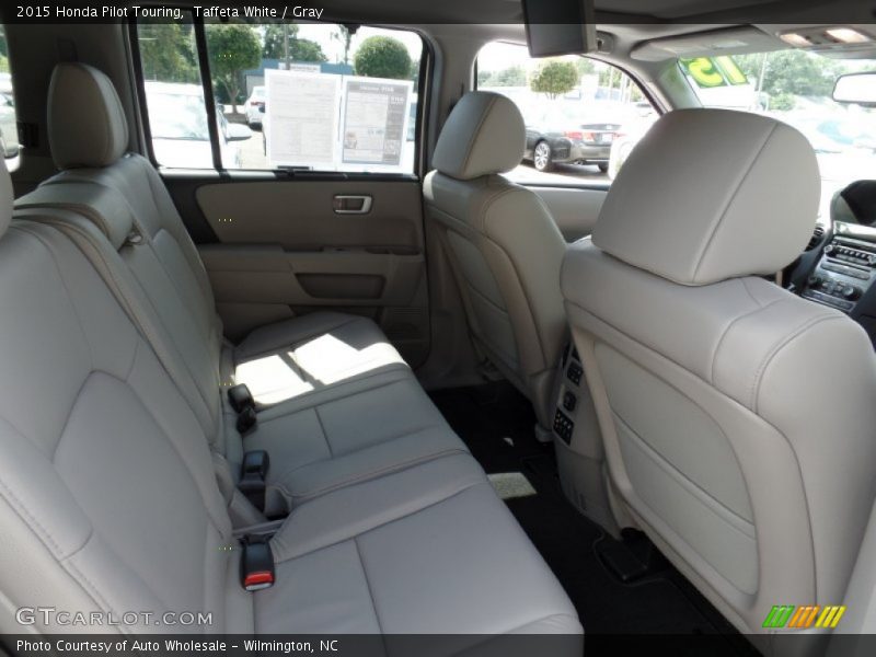 Taffeta White / Gray 2015 Honda Pilot Touring