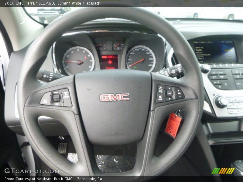 Summit White / Jet Black 2016 GMC Terrain SLE AWD