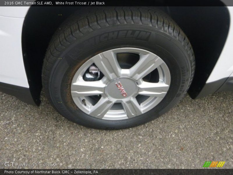 White Frost Tricoat / Jet Black 2016 GMC Terrain SLE AWD
