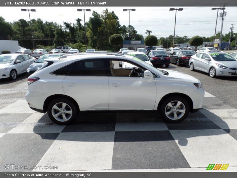 Starfire White Pearl / Parchment 2015 Lexus RX 350 AWD