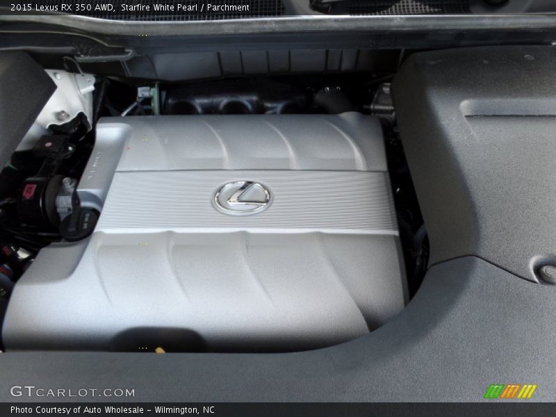 Starfire White Pearl / Parchment 2015 Lexus RX 350 AWD