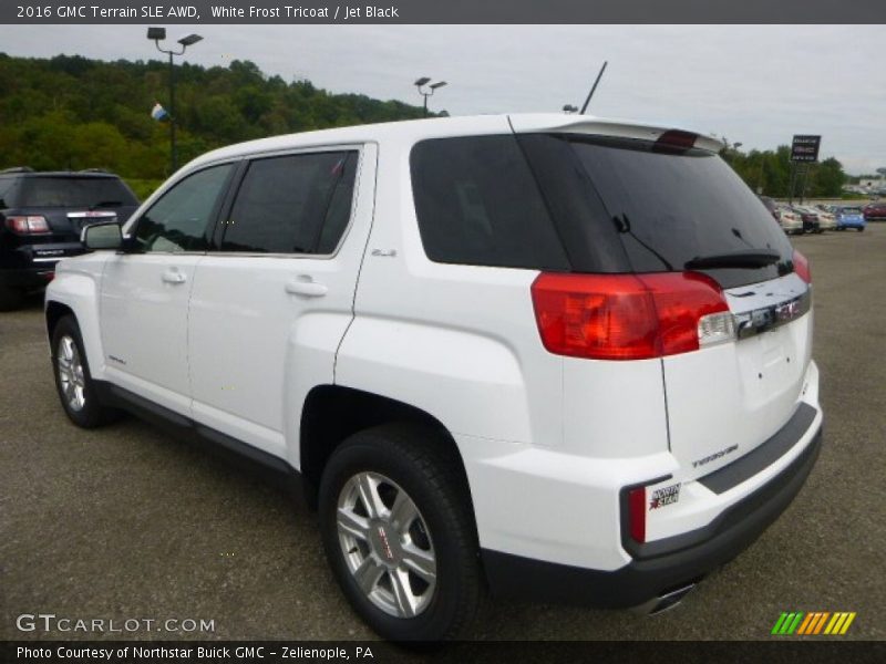 White Frost Tricoat / Jet Black 2016 GMC Terrain SLE AWD