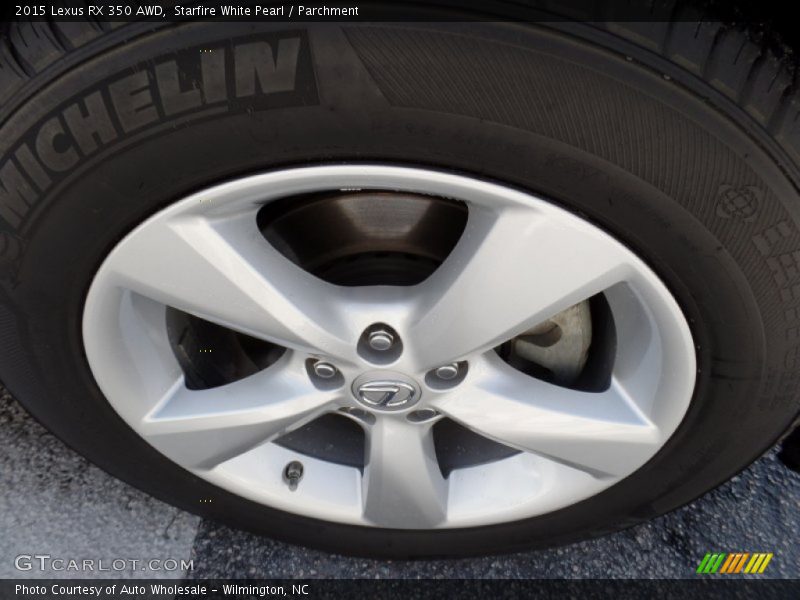 Starfire White Pearl / Parchment 2015 Lexus RX 350 AWD