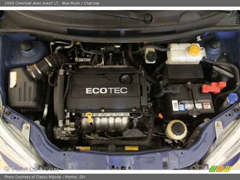 Blue Moon / Charcoal 2009 Chevrolet Aveo Aveo5 LT