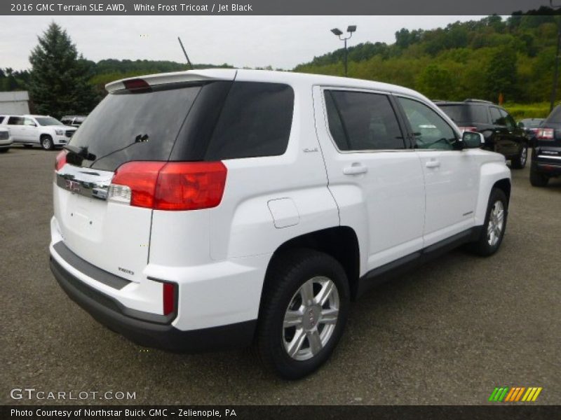 White Frost Tricoat / Jet Black 2016 GMC Terrain SLE AWD