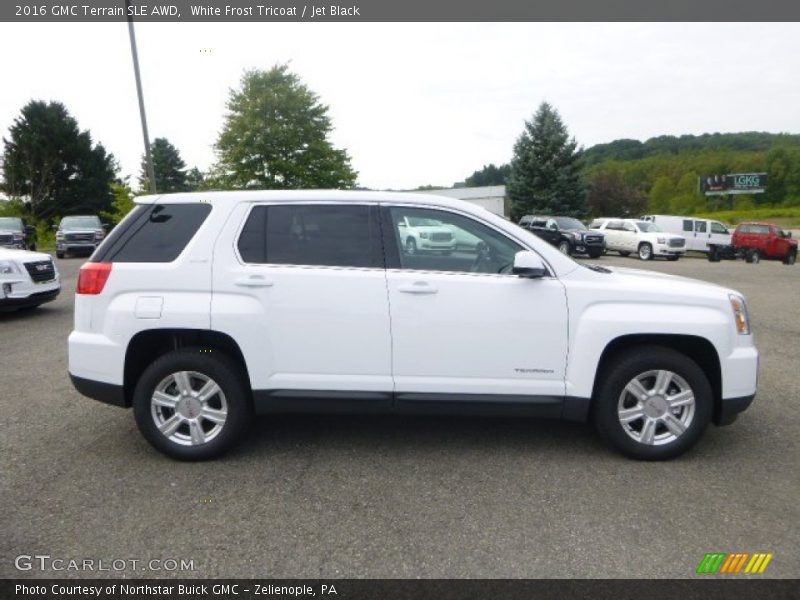 White Frost Tricoat / Jet Black 2016 GMC Terrain SLE AWD