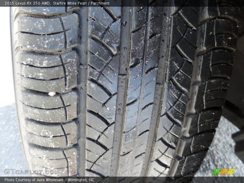Starfire White Pearl / Parchment 2015 Lexus RX 350 AWD
