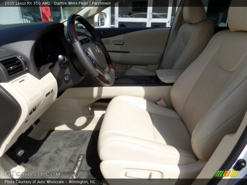 Starfire White Pearl / Parchment 2015 Lexus RX 350 AWD