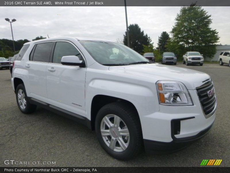 White Frost Tricoat / Jet Black 2016 GMC Terrain SLE AWD