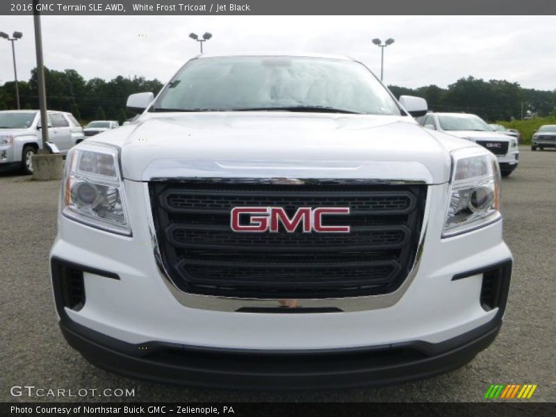 White Frost Tricoat / Jet Black 2016 GMC Terrain SLE AWD